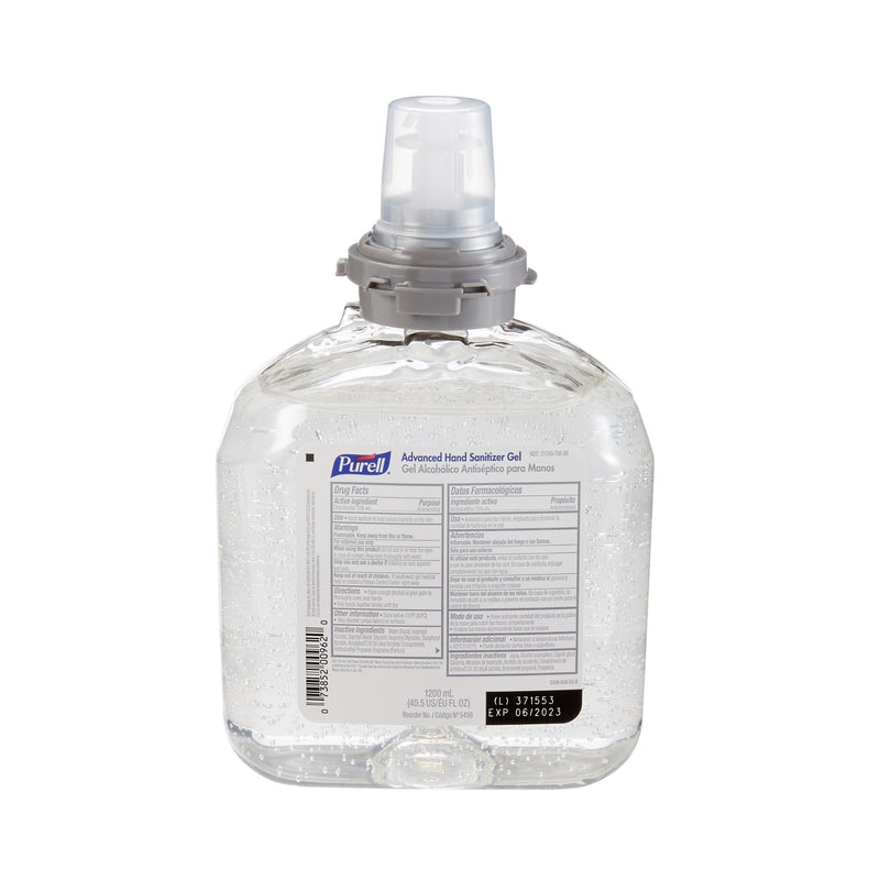 Purell Advanced Hand Sanitizer, Ethyl Alcohol, Refill Bottle, 1 Each (Skin Care) - Img 1