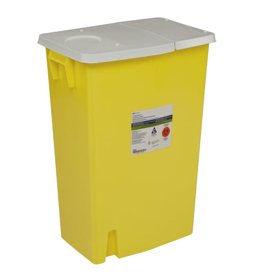 SharpSafety™ Chemotherapy Waste Container, 18 Gallon, 26 x 18¼ x 12¾ Inch, 1 Case of 5 () - Img 1