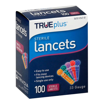 TRUEplus® Sterile Lancets, 1 Case of 5000 (Diabetes Monitoring) - Img 1