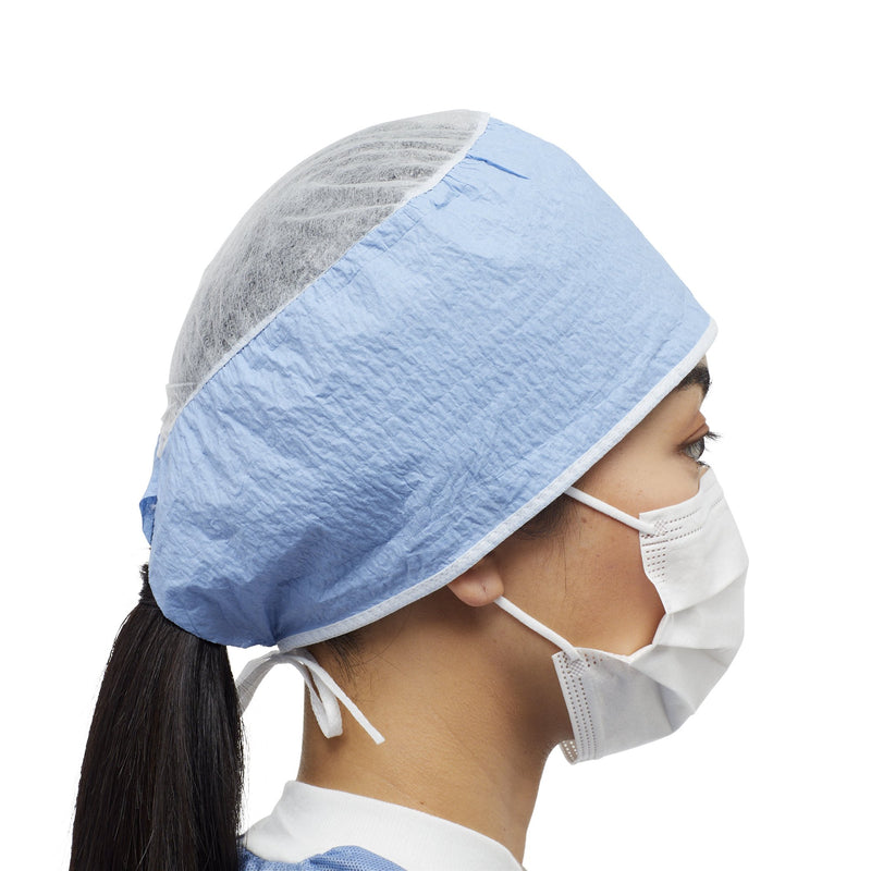 Cardinal Health™ Surgeon Cap with Ties, 1 Case of 600 (Surgical Headcovers) - Img 4