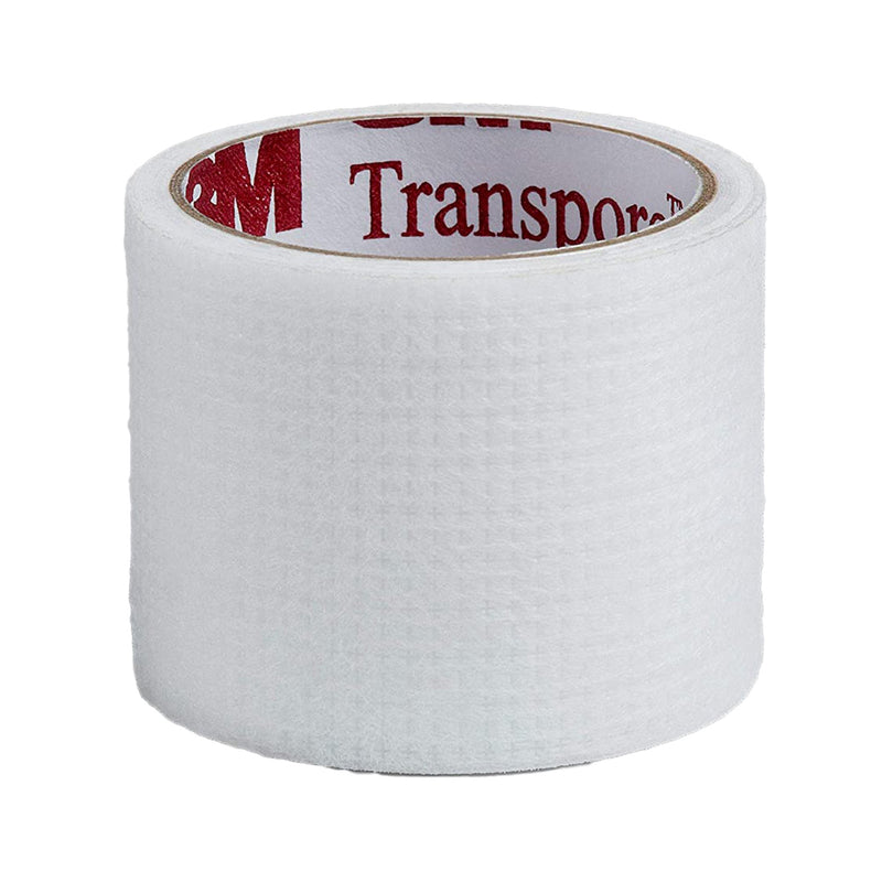 3M™ Transpore™ Plastic Medical Tape, 3 Inch x 10 Yard, White, 1 Case of 40 (General Wound Care) - Img 1