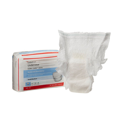 Simplicity™ Extra Moderate Absorbent Underwear, Small / Medium, 1 Case of 100 () - Img 1