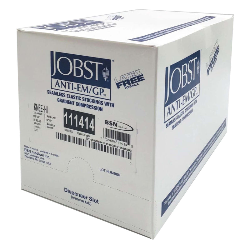 JOBST® Anti-Em/GP™ Knee High Anti-embolism Stockings, Extra Large / Regular, 1 Pair (Compression Garments) - Img 4