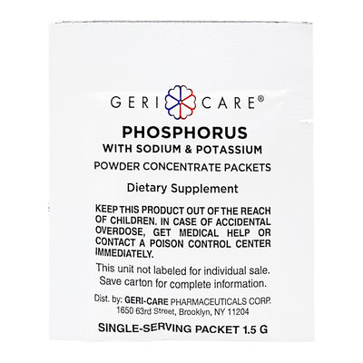 Geri-Care Phosphorus Supplement Powder with Electrolytes, Strawberry Flavor, 1 Case of 2400 (Over the Counter) - Img 4