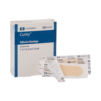 Curity™ Sensitive Skin Adhesive Strip, 1 x 3 Inch, 1 Box of 50 (General Wound Care) - Img 1