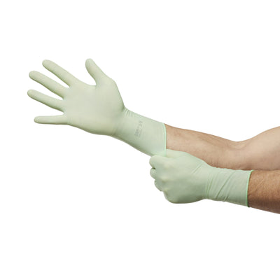 Gammex® Non-Latex PI Green Polyisoprene Surgical Glove, Size 7.5, Light Green, 1 Box of 50 () - Img 4