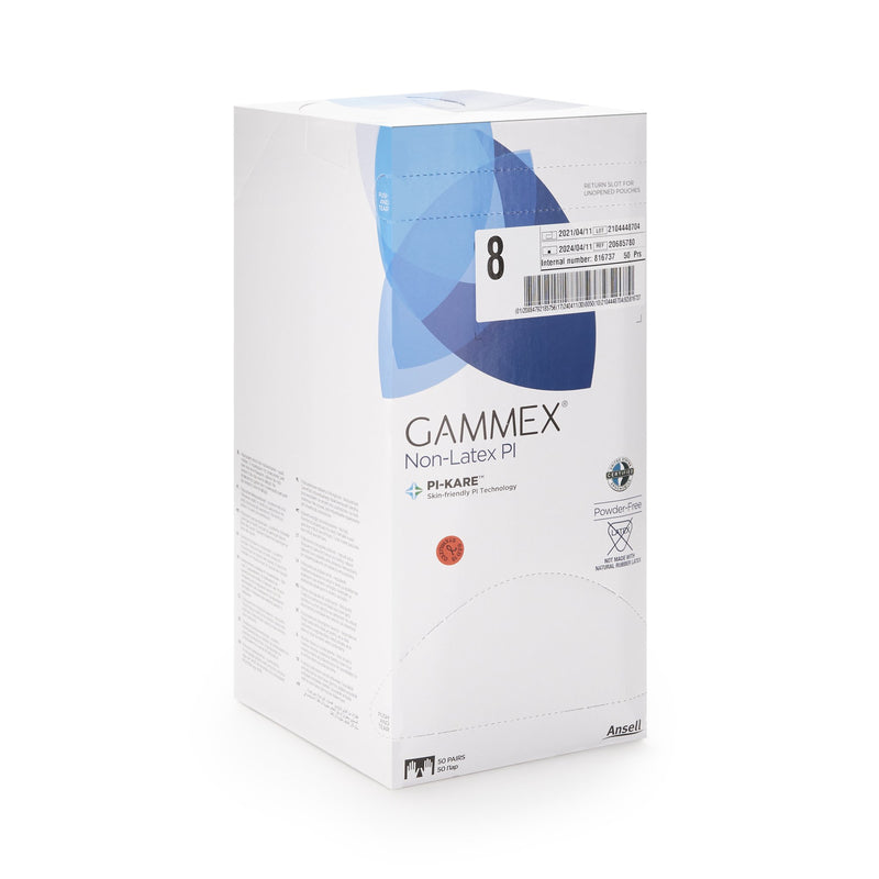 Gammex® Non-Latex PI Polyisoprene Surgical Glove, Size 8, White, 1 Case of 200 () - Img 2