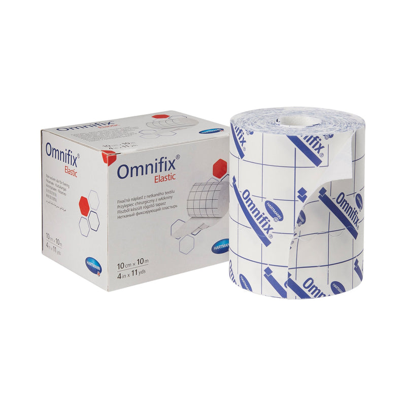 Omnifix® Nonwoven Dressing Retention Tape, 4 Inch x 10 Yard, White, 1 Case of 36 (General Wound Care) - Img 1