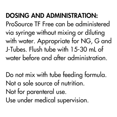 ProSource® TF Free Tube Feeding Formula, 1.5-ounce Pouch, 1 Pack (Nutritionals) - Img 4