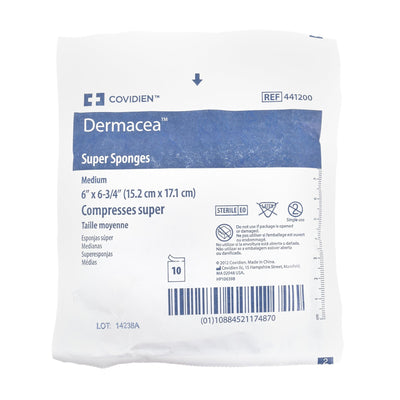 Dermacea™ Sterile USP Type VII Gauze Sponge, 6 x 6-3/4 Inch, 1 Pack (General Wound Care) - Img 2