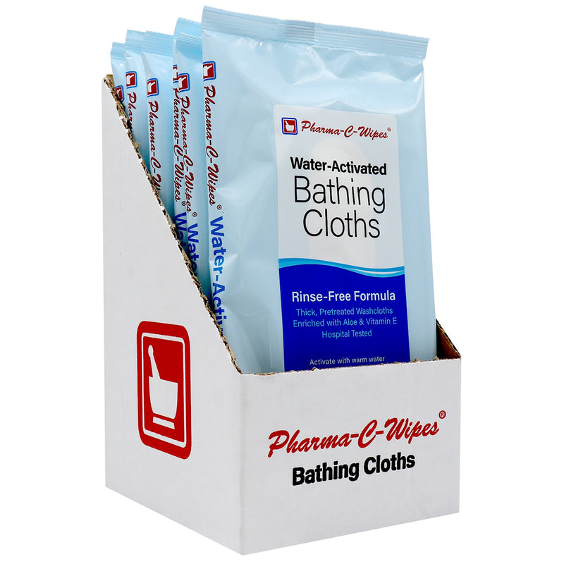 CLOTH, BATHING PHARMA-C 10"X8"(10/PK 6PK/BX) (Skin Care) - Img 6