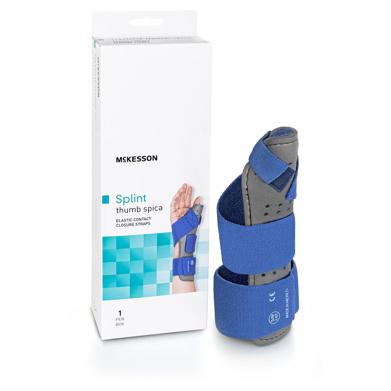 McKesson Left Thumb Splint, Large / Extra Large, 1 Each (Immobilizers, Splints and Supports) - Img 1