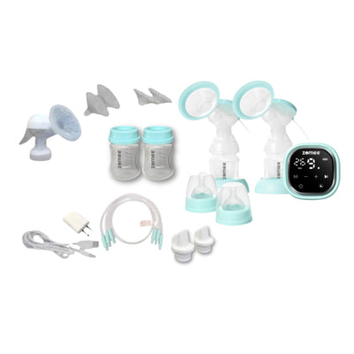 Zomee Double Electric Breast Pump Kit, 1 Each (Feeding Supplies) - Img 1
