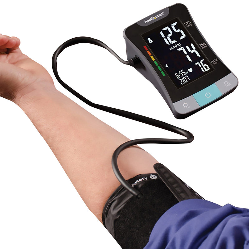 Mabis 1-Tube Blood Pressure Monitor, Digital, Black Cuff, 1 Each (Blood Pressure) - Img 3