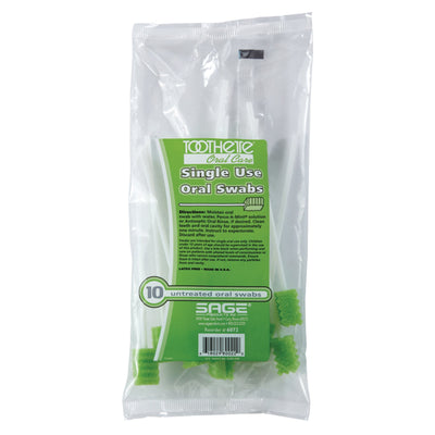 Toothette® Plus Swabs, Untreated, 1 Bag of 10 (Mouth Care) - Img 3