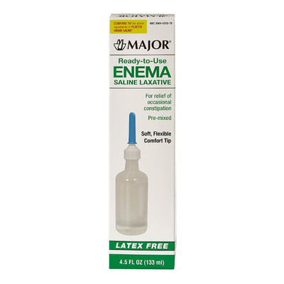 Major® Monobasic Sodium Phosphate / Dibasic Sodium Phosphate Enema, 133 mL, 1 Each (Over the Counter) - Img 1
