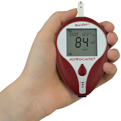 Advocate® Redi-Code® Plus Non-Speaking Gluscose Meter Kit, 1 Case of 50 (Diabetes Monitoring) - Img 2