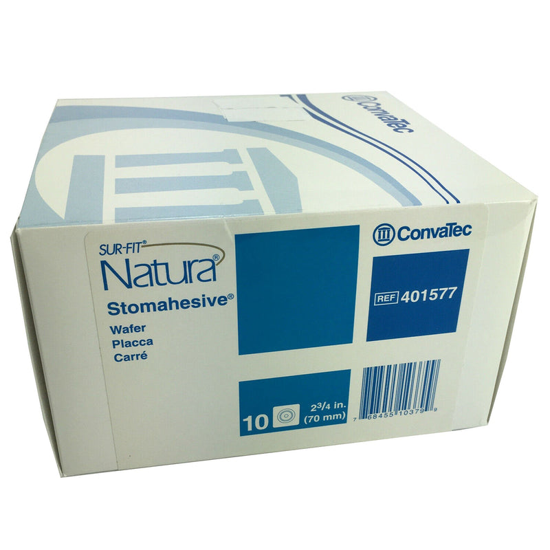 Sur-Fit Natura® Colostomy Barrier With 1 7/8-2½ Inch Stoma Opening, 1 Box of 10 (Barriers) - Img 2