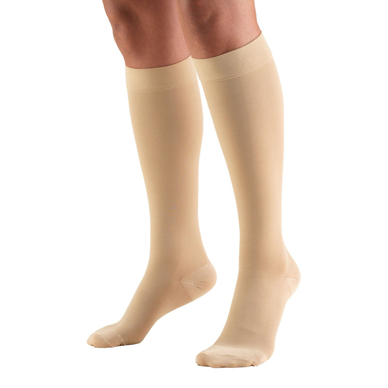 STOCKING BEL KNEE 20-30 XL BEIGE CLOSED TOE (Compression Garments) - Img 1