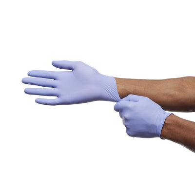 McKesson Confiderm® 3.5C Nitrile Exam Glove, Large, Blue, 1 Box of 200 () - Img 4