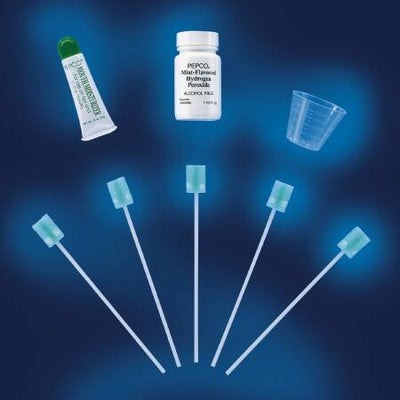 Ready Care Oral Swabstick Dentaswab Foam Tip, Dentifrice, 1 Each (Mouth Care) - Img 1