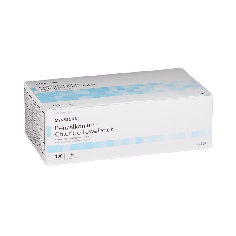 McKesson Sanitizing Skin Wipe, 1 Box of 100 (Skin Care) - Img 7