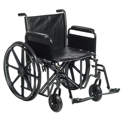 McKesson Bariatric Wheelchair, 22-Inch Seat Width, 1 Case (Mobility) - Img 1